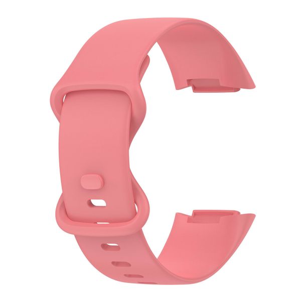 Silicone Strap for Fitbit Charge 5 One Size Fits All-Pink
