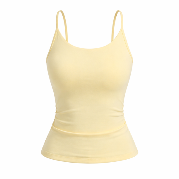 Women's Seamless Spaghetti Strap Cami Top - XXL - Yellow