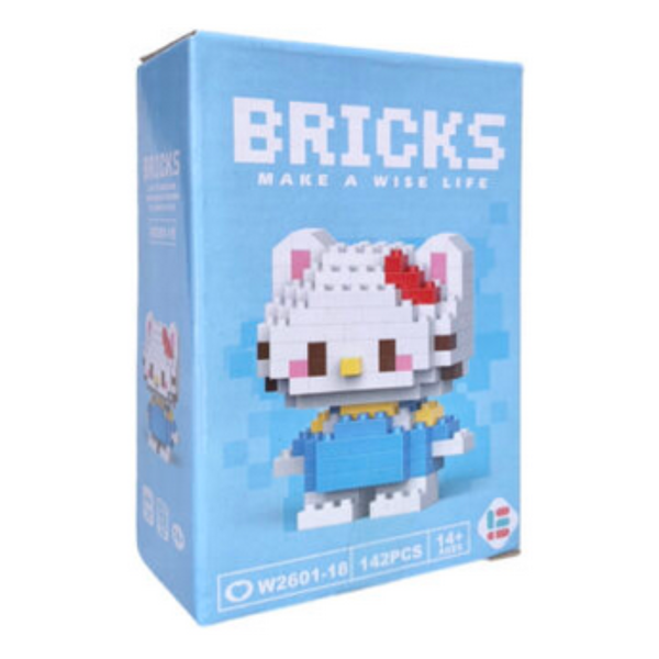 Hello Kitty Mini Building Block Set - 142 Piece