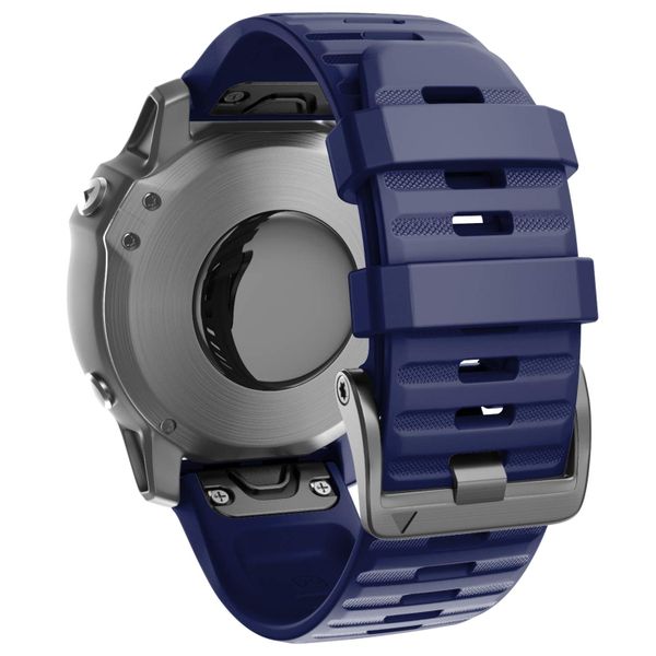 Compatible RIBBED Watch Strap 22mm For GARMIN - Fenix 7 7S 6S 6SPro 5S 5S-Plus