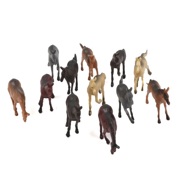 Planet Greenbean Small Horses Tube: 12 Pieces