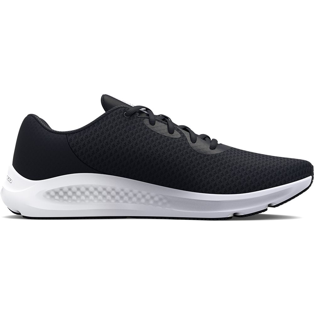 Under Armour Women's Charged Pursuit 3 Road Running Shoes - Black/White ...