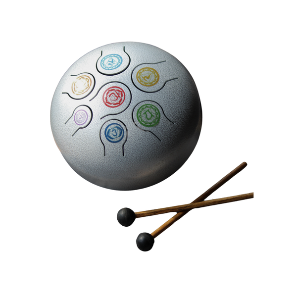 Steel Drums 7 Note Chakra Steel Tongue Drum