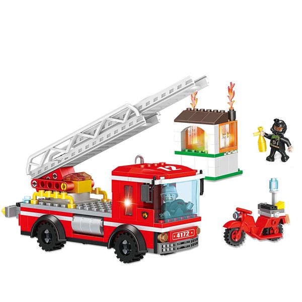 COGO 260 Piece Fire Emergency Building Blocks Toy Set - Toys for Boys
