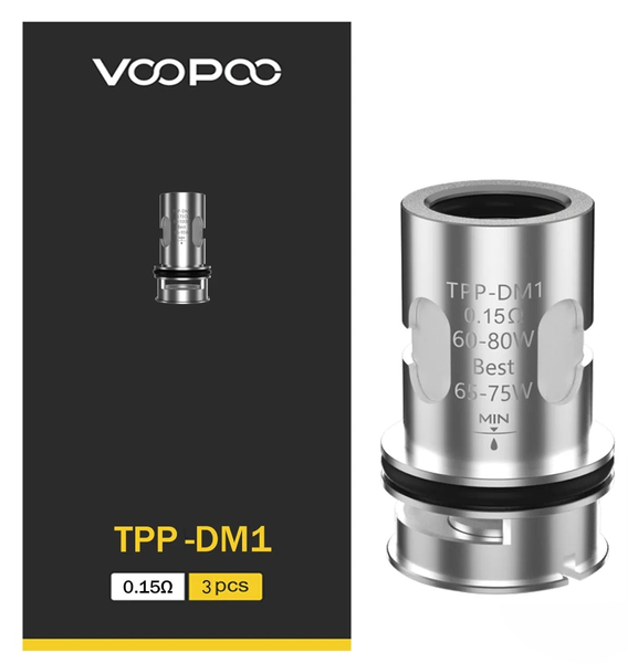 VooPoo TPP-DM1 0.15ohm Replacement Coils - 3 Pack