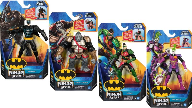 Batman Ninja Strike 15cm 4 Pack Bundle