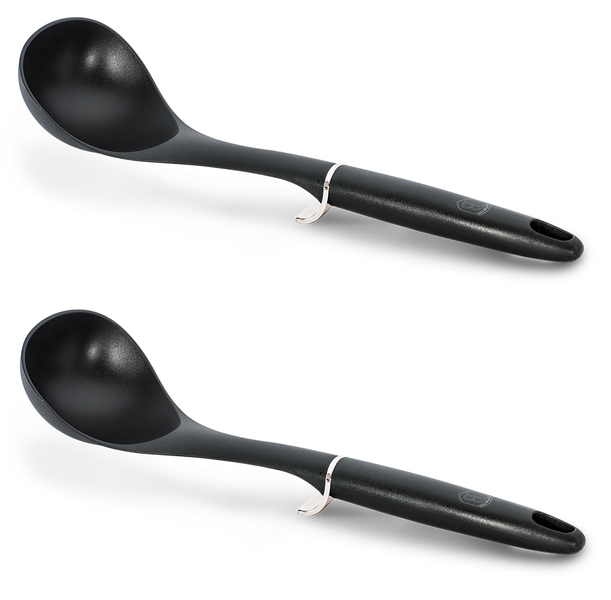 Berlinger Haus 2 Piece Non-Stick Soup Ladle Set - Black Royal Collection