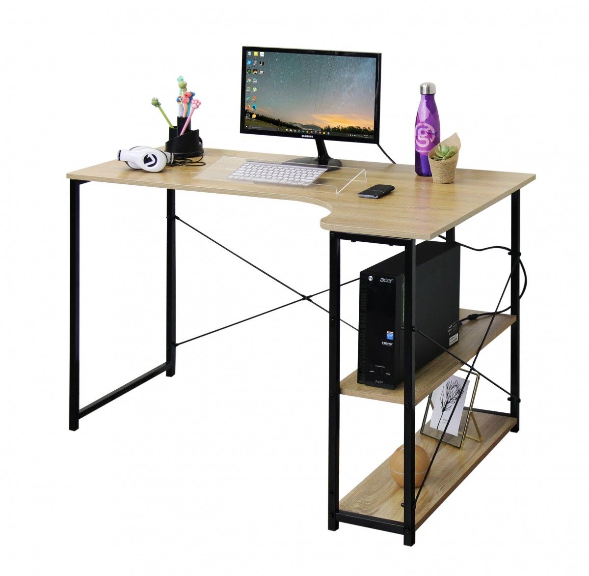 Fine Living - Cleo L-Shape Desk | Buy Online in South Africa | takealot.com