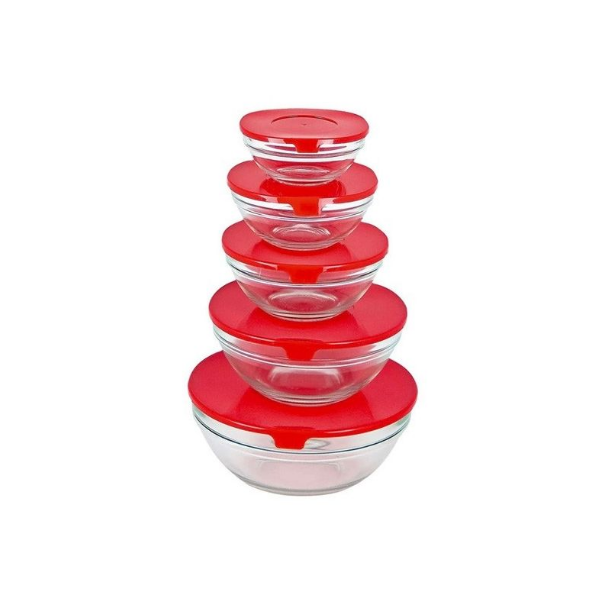 5 Piece Storage Container - Heat Resistant