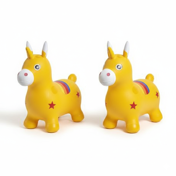 Inflatable Unicorn Bouncy Hopper for Toddlers - 2 Pack