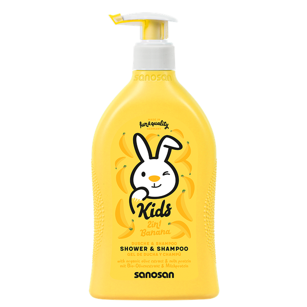 Sanosan Kids Shower and Shampoo Banana 400 ml