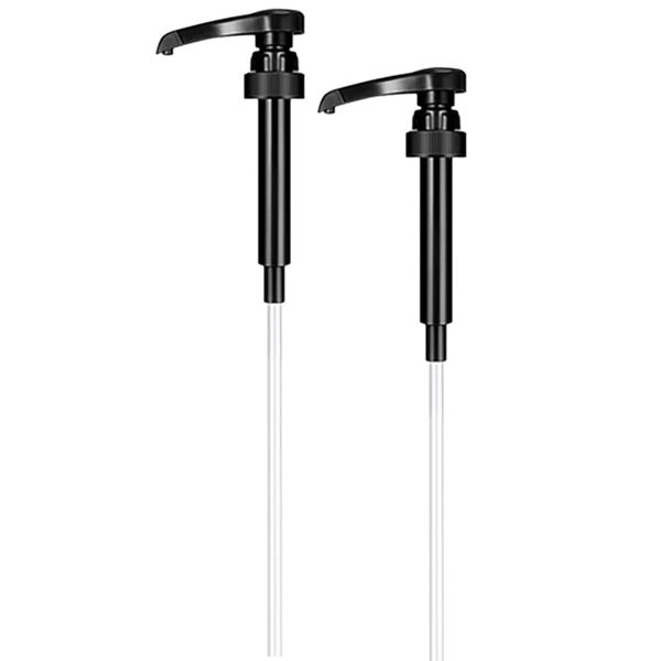 BrewPress Coffee Syrup Dispenser 10ml Dispensing Pumps Black 2 Pack