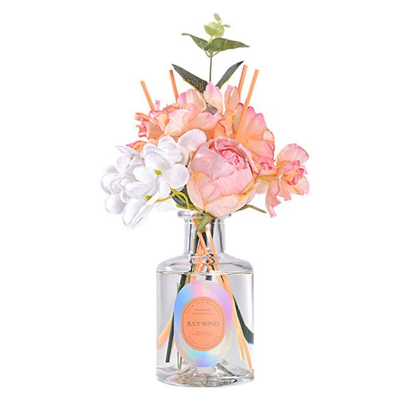 200ml Reed Diffuser Set Scented Sticks Rose Fragrance for Home/Bathroom