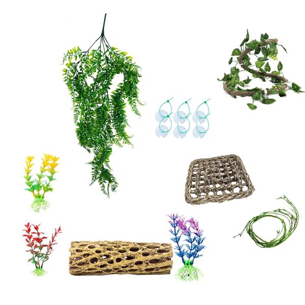 Pet Reptile Hammock Rest And Play Set-14 pcs