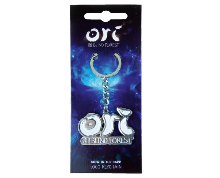 Official Ori and the Blind Forest: Glow in the Dark Keychain - "Logo