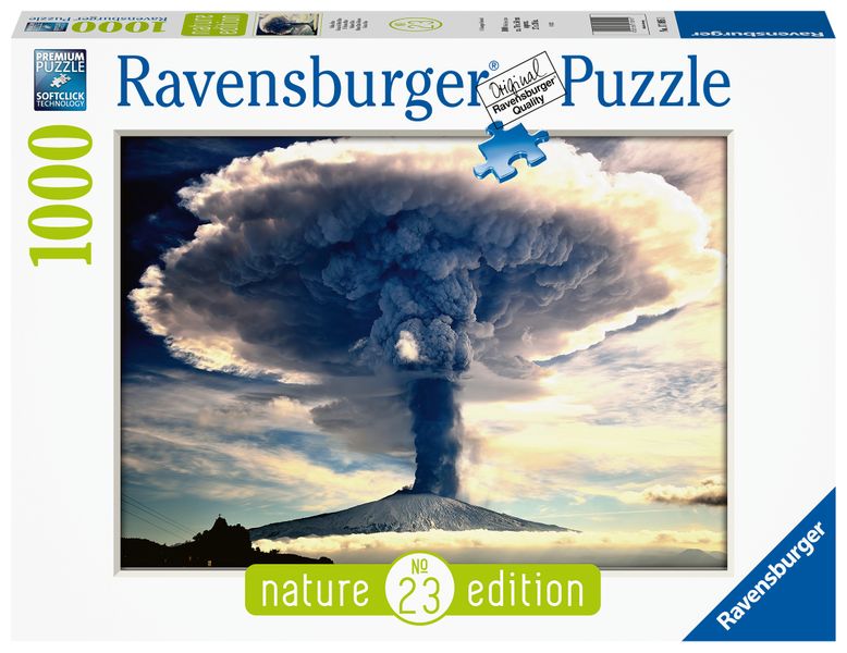 Ravensburger 1000Pc Puzzle Mount Etna Volcano