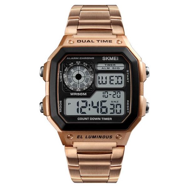 Skmei 1335 Men's Digital Watch Silver