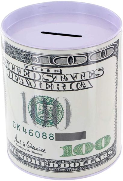 FURAS 100 Dollar Money Bank/ Tin Can Banknote