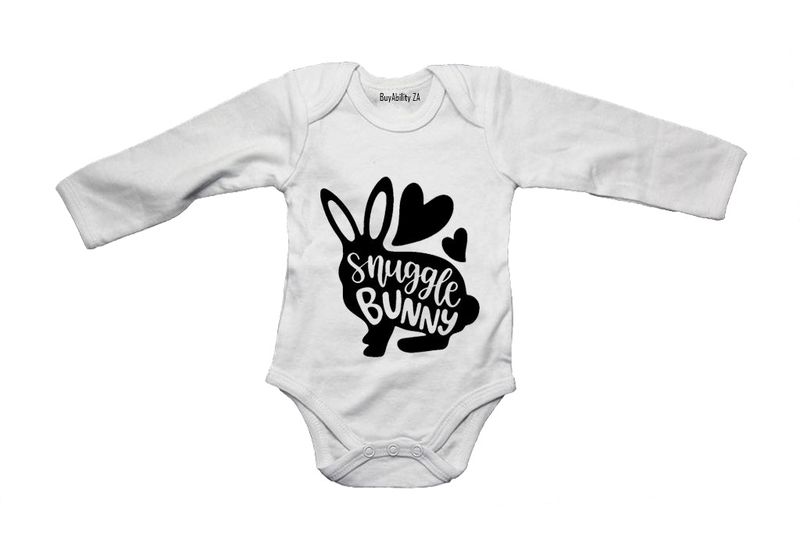 Snuggle Bunny, Hearts - Easter - Long Sleeve - Baby Grow