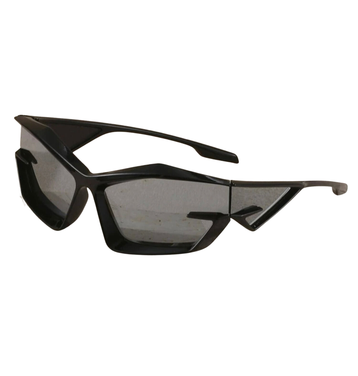 Unisex Geometric Frame Black Oversized Sunglasses | Shop Today. Get it ...