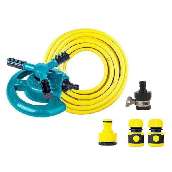 Lawn Sprinkler With 360-Degree Rotation 3-Arm Style
