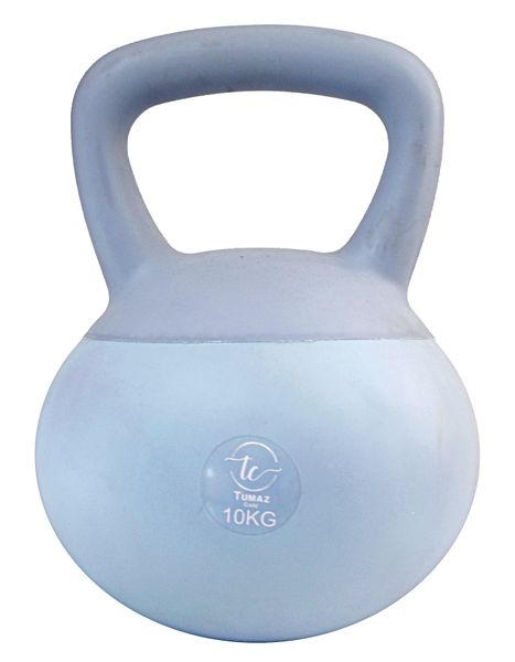Tumaz Care 10KG Soft Sand Kettlebell Non-Slip Handle - Blue