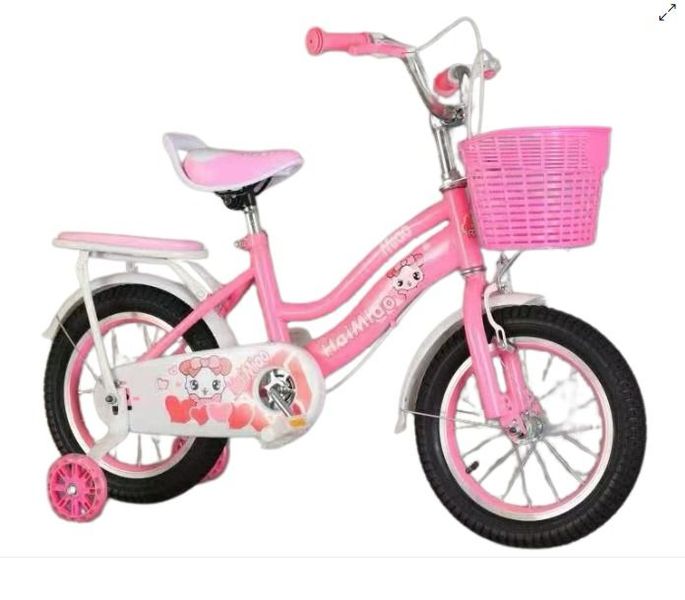 Kids Bicycle Training Wheels Bike with Steel Fork for Children's