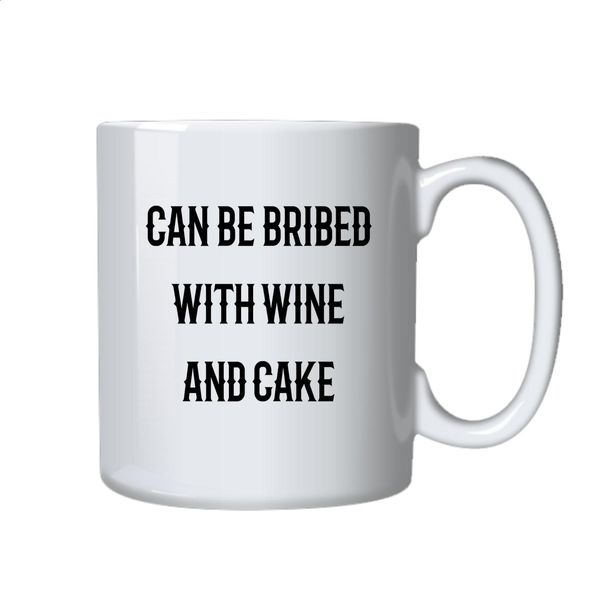 Cake Coffee Mug - Best Funny Novelty Gift Idea for Wine Drinkers