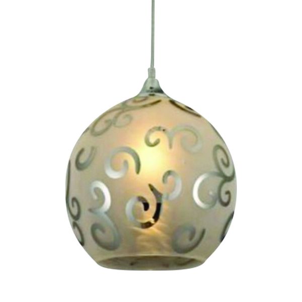 ACDC - 230vac, 1xe27 60w, Glass Pendant (ø250)