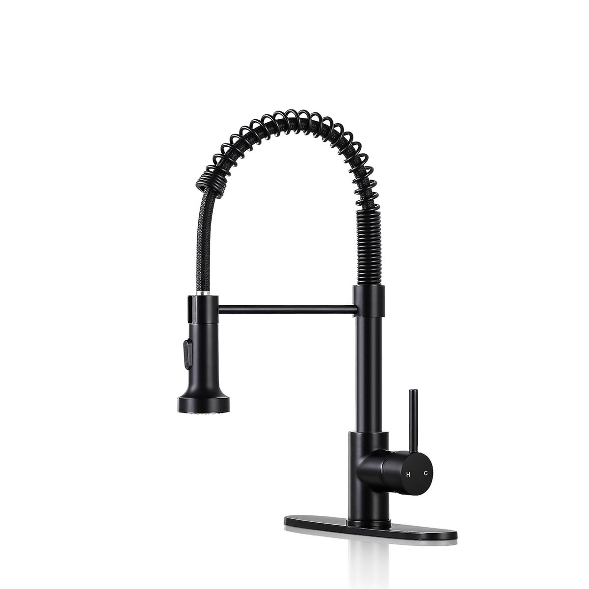 Kitchen Faucet with Pull Down Sprayer Spring Sink Faucets for Bathroom RV