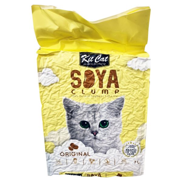 Kit Cat Soya Clumping Litter - Original - 2.8kh/7l
