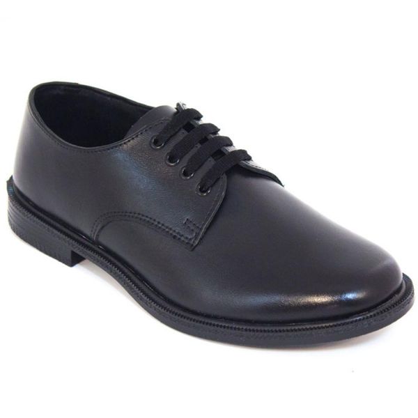 Toughees Hank Younger Kids Lace Up School Shoe - Black
