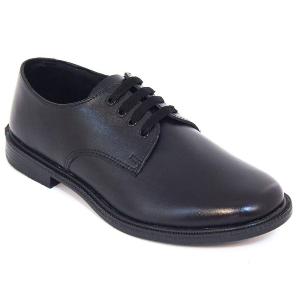 Toughees Hank Younger Kids Lace Up School Shoe - Black | Shop Today ...