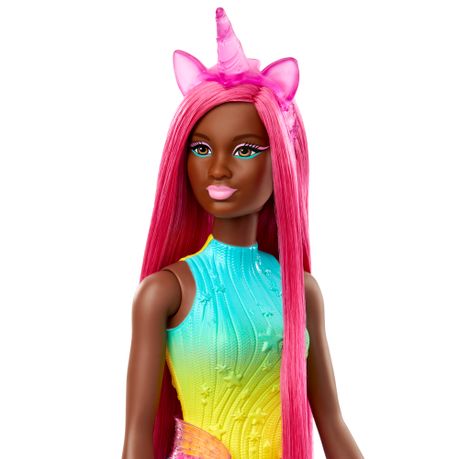 Unicorn barbie doll hotsell