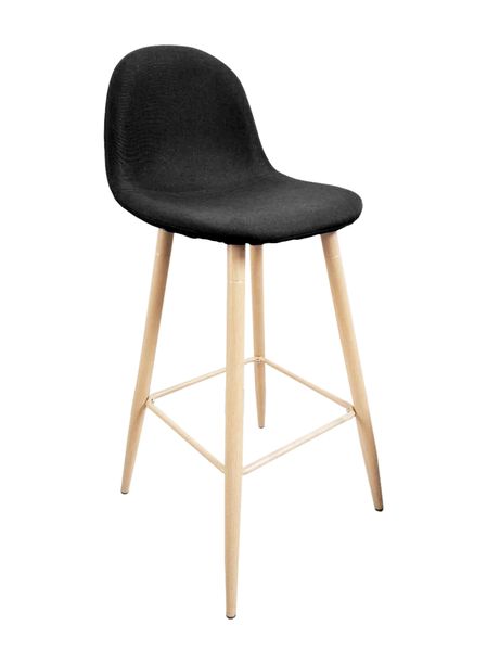 Vegas Furniture Fabric Bar Stool Wooden Legs - VBS-028