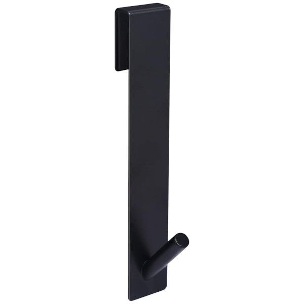 Stainless Steel S-Shaped Hook With Non-Slip Design - Black