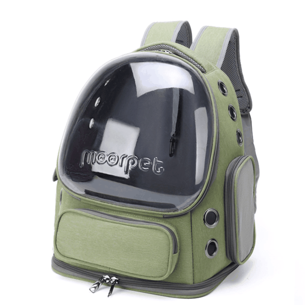 MOORPET - Breathable Cat Backpack Carrier with Bubble Design for Travel