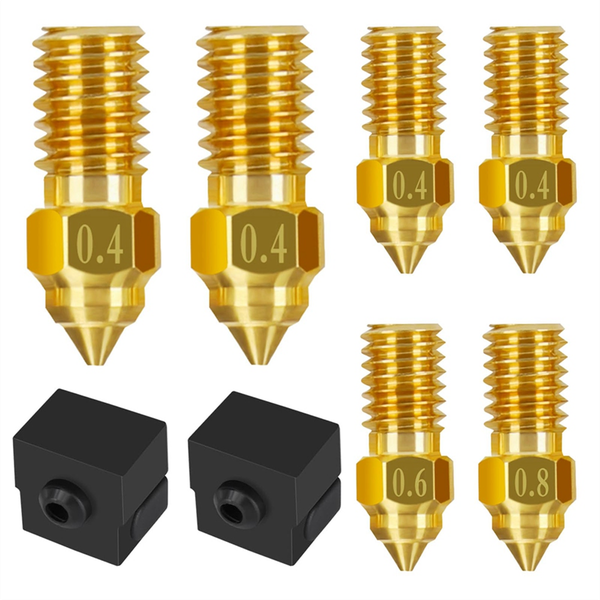 for Ender 3 V3 Se Nozzle Kit 3D Printer Brass Nozzles Compatible with None