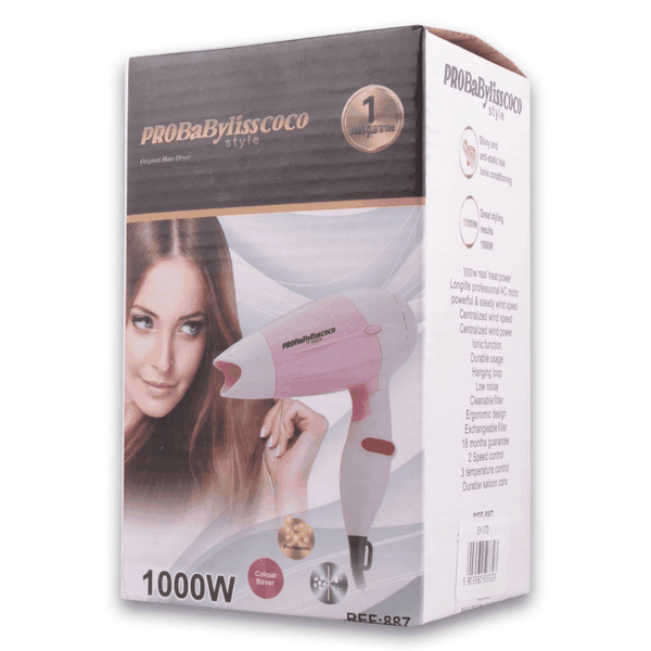 Probabylisscoco Hair Dryer 1000w