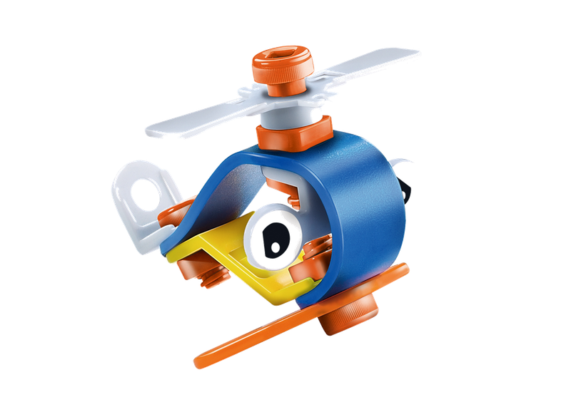 Edu-matic Flexi Build Mini Kit - Helicopter - 14 Pieces
