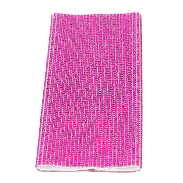 Rhinestone sleeve - rose red