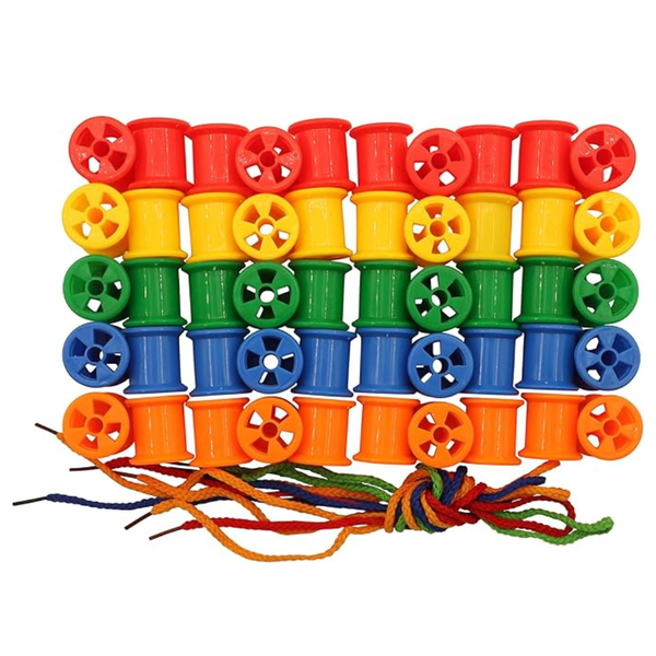 Anthony Peters - Plastic Sorting Cotton Reels And Laces - 55pcs