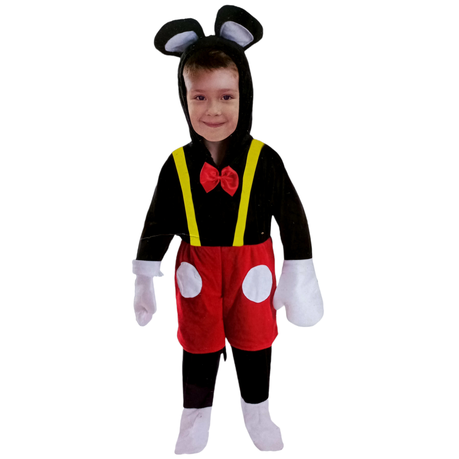 Mickey Mouse Jumpsuit Costume with Mouse Ears Hood | Online in South Africa | takealot.com