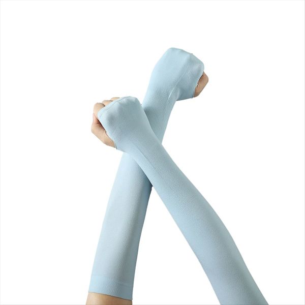 Blue Summer Sun Protection Ice Sleeves Ice Silk