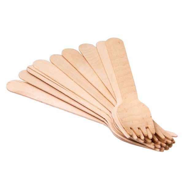 Regent Wooden Disposable Forks 100 Pieces (160X26Mm)