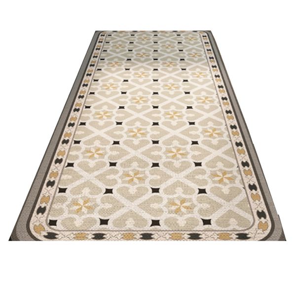 Home Non-Slip Super Absorbent Floor Mat - Grey/White - 160cm