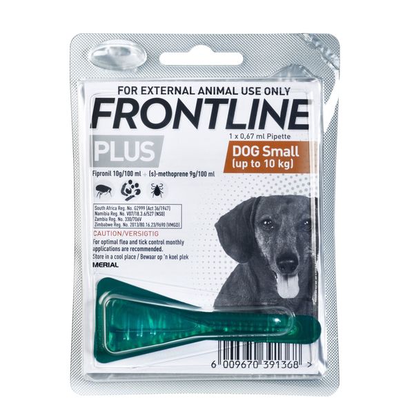 Frontline Plus for Small Dogs (up to 10kg)