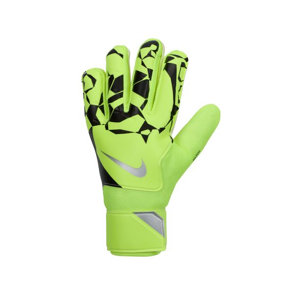 Nike Match Goalkeeper Soccer Gloves - Volt/Black/Metallic Silver