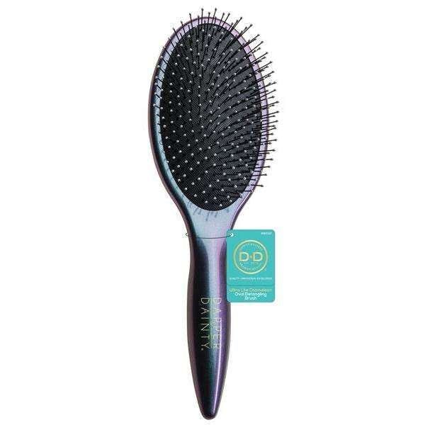 D&amp;D Chameleon Oval Paddle Brush Purple Detanglin image
