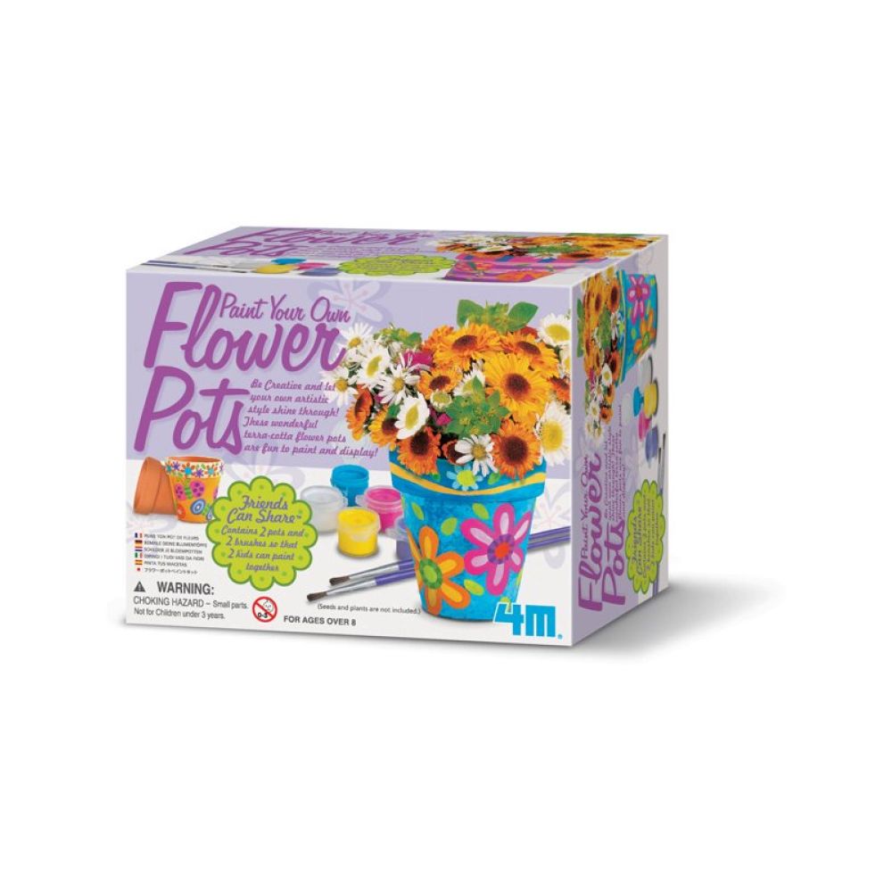 4M Paint Your Own Terracotta Flower Pots Buy Online in South Africa